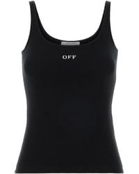 Off-White c/o Virgil Abloh - Off Stamp Rib Tank Top - Lyst