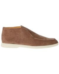 Loro Piana - Open Walk Round-Headed Boots - Lyst