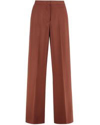 Pinko - Pergamino Special-Occasion Wide-Leg Trousers - Lyst