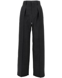 Isabel Marant - High Rise Straight-Leg Trousers - Lyst
