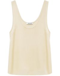 Anine Bing - Lea Silk Tank - Lyst