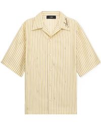 Amiri - Script Stripe Short-Sleeve Shirt - Lyst