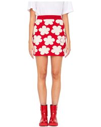 KENZO - Hana Dots Jacquard Mini Skirt - Lyst
