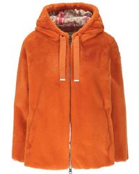 Herno - Drawstring-Hood Zip-Up Jacket - Lyst