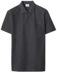 Burberry - Polo Shirt With Lapel Short Sleeve - Lyst