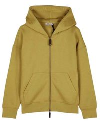 Max Mara - Long-Sleeved Hooded Sweatshirt - Lyst