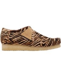 Clarks - Wallabee Tiger-Print Desert Boots - Lyst