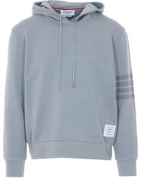 Thom Browne - Logo Patch Drawstring Hoodie - Lyst