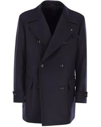 Tagliatore - Lawrence Double-Breasted Coat - Lyst