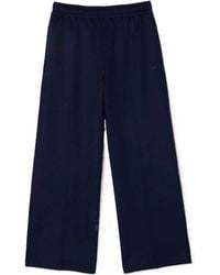 Lacoste - Elastic-Waisted Waist, Loose-Leg Trousers - Lyst
