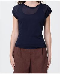 Pinko - Layered-Design T-Shirt - Lyst