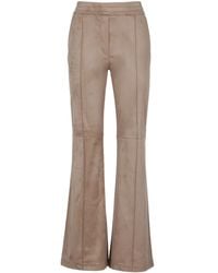 D.exterior - Velvet Flared Pants - Lyst
