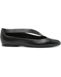KHAITE - Diana Leather Ballet Flat - Lyst
