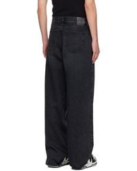 Off-White c/o Virgil Abloh - Logo Patch Wide Leg Jeans - Lyst