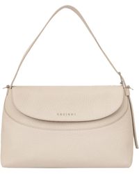 Orciani - Nana Logo Lettering Shoulder Bag - Lyst