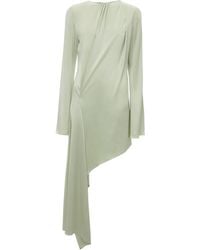 JW Anderson - Jw Anderson Long Sleeved Asymmetric Dress - Lyst