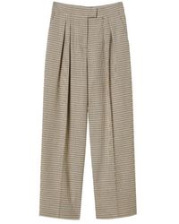 Twinset - Houndstooth-Pattern Palazzo Pants - Lyst