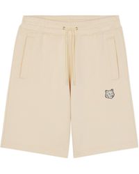 Maison Kitsuné - Maison Kitsuné Bold Fox Head Patch Oversize Jog Shorts - Lyst