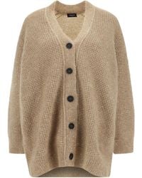 Fabiana Filippi - Sequin Embellished V-Neck Oversized Cardigan - Lyst
