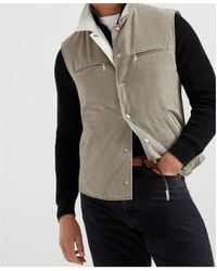 Brunello Cucinelli - Leather Vest - Lyst