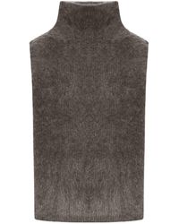 Lisa Yang - Turtleneck Vest Sweater - Lyst