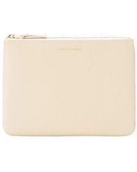 Comme des Garçons - Comme Des Garçons Wallet Logo Detailed Classic Wallet - Lyst