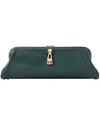 Gabriela Hearst - Textured-Leather Clutch - Lyst