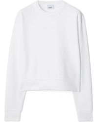 Burberry - Round-Collar Long-Sleeve Hoodie - Lyst