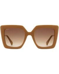 Max Mara - Square Frame Sunglasses - Lyst
