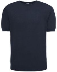 Malo - T-Shirt With Round Neck And Short Sleeves - Lyst