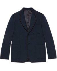 Gucci - Textured Gg Jersey Jacket - Lyst