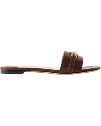 Tom Ford - Whitney Logo-Embellished Leather Slippers - Lyst