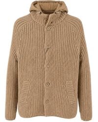 Herno - Cable-Knit Hooded Cotton Jacket - Lyst
