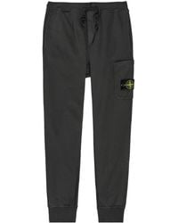 Stone Island - Drawstring Ankle Sweatpants - Lyst