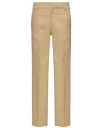 Valentino - Mid-Rise Straight Leg Trousers - Lyst