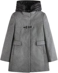 Fay - Toggle Hooded Coat - Lyst