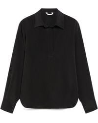 Max Mara - Zanzero V-Neck Long-Sleeved Shirt - Lyst