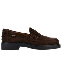 Tod's - Penny-Slot Slip-On Loafers - Lyst