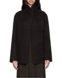 TOTEME - Totême Long Sleeved Pocket Detailed Jacket - Lyst