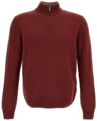 Gran Sasso - High-Neck Half-Zip Jumper - Lyst