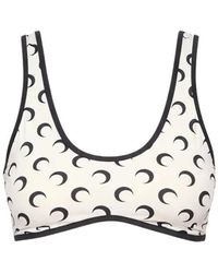 Marine Serre - Moon Printed Scoop Neck Top - Lyst