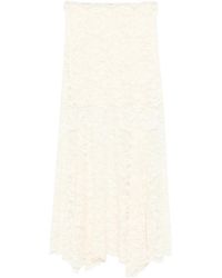 Rabanne - Rabanne Scalloped Lace Maxi Skirt - Lyst