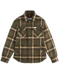 Fay - Archive Plaid Overshirt Jacket - Lyst
