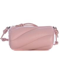 Fiorucci - Logo Embroidered Zip-Up Padded Crossbody Bag - Lyst