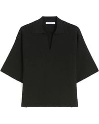Max Mara - Dolce V-Neck Polo Top - Lyst