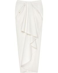 Givenchy - Wrapped Long Skirt - Lyst