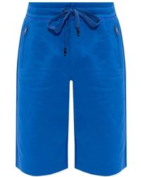 Dolce & Gabbana - Thigh-Length Drawstring Track Shorts - Lyst