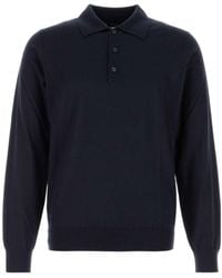 Brioni - Long-Sleeved Polo Shirt - Lyst