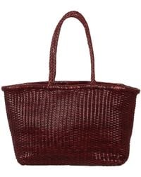 Dragon Diffusion - Large Weave Basket Bag - Lyst