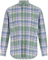 Polo Ralph Lauren - Custom-Fit Plaid Embroidered-Logo Shirt - Lyst